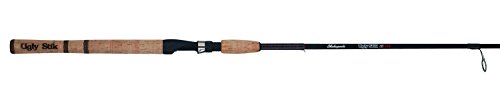 Shakespeare Ugly Stik 7’ Elite Spinning Rod, Two Piece Spinning Rod, 6-14lb Line Rating, Medium Rod Power, Fast Action, 1/4-5/8 oz. Lure Rating