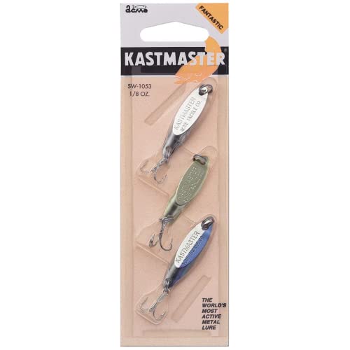 Acme Tackle Co unisex adult Brass Acme Tackle Kastmaster 3Pk 1 8 Oz, Multi