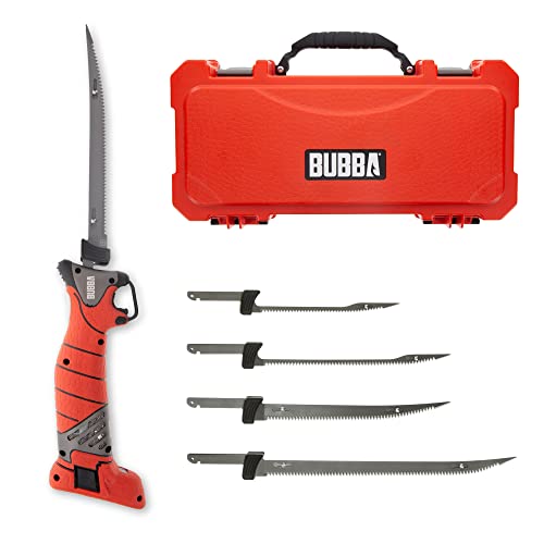 BUBBA Pro Series Lithium-Ion Electric Fillet Knife with Non-Slip Grip Handle