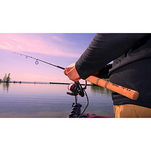 Shakespeare Ugly Stik 7’ Elite Spinning Rod, Two Piece Spinning Rod, 6-14lb Line Rating, Medium Rod Power, Fast Action, 1/4-5/8 oz. Lure Rating