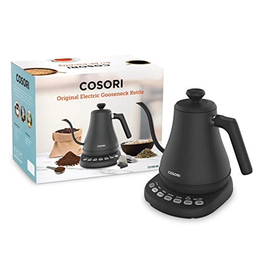 COSORI Electric Gooseneck Kettle with 5 Temperature Control Presets