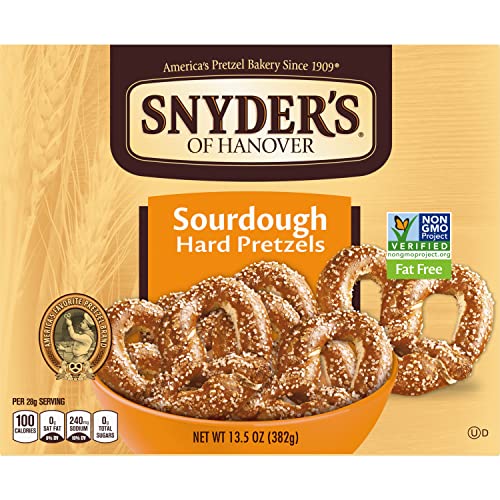 Snyder's of Hanover Pretzels, Sourdough Hard Pretzels, 13.5 Oz Box