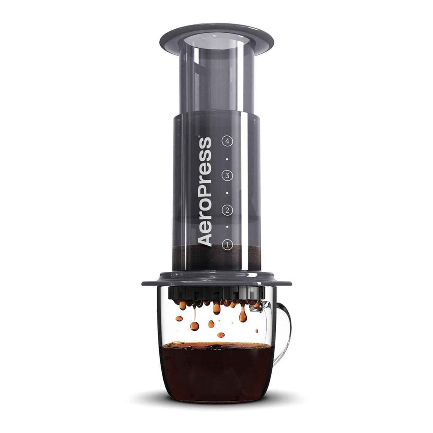 AeroPress Original Coffee and Espresso-style Maker, Barista Level Portable Coffee Maker with Chamber, Plunger, & Filters