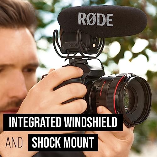 Rode VideoMic Pro R Camera-Mount Shotgun Microphone,Black