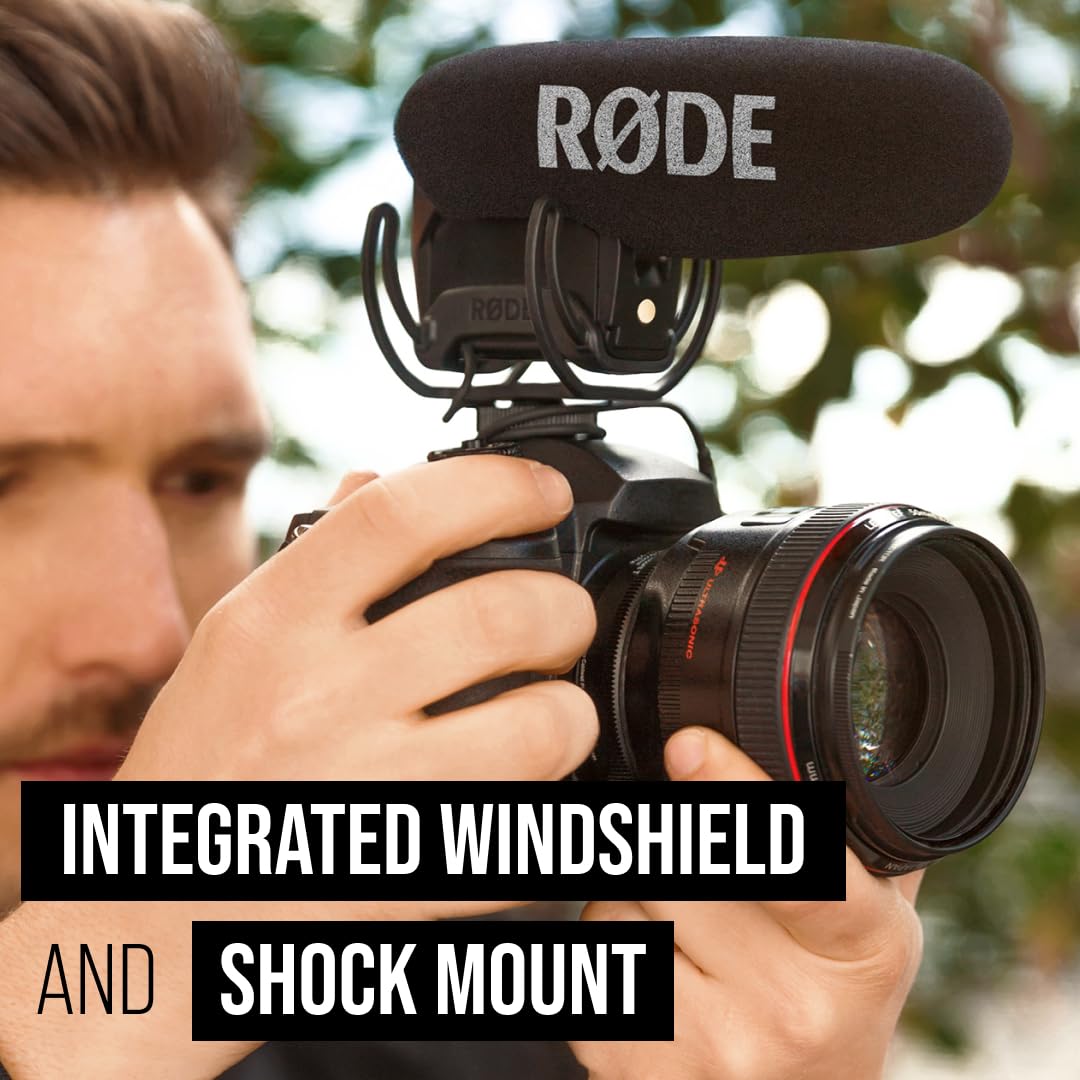 Rode VideoMic Pro R Camera-Mount Shotgun Microphone,Black