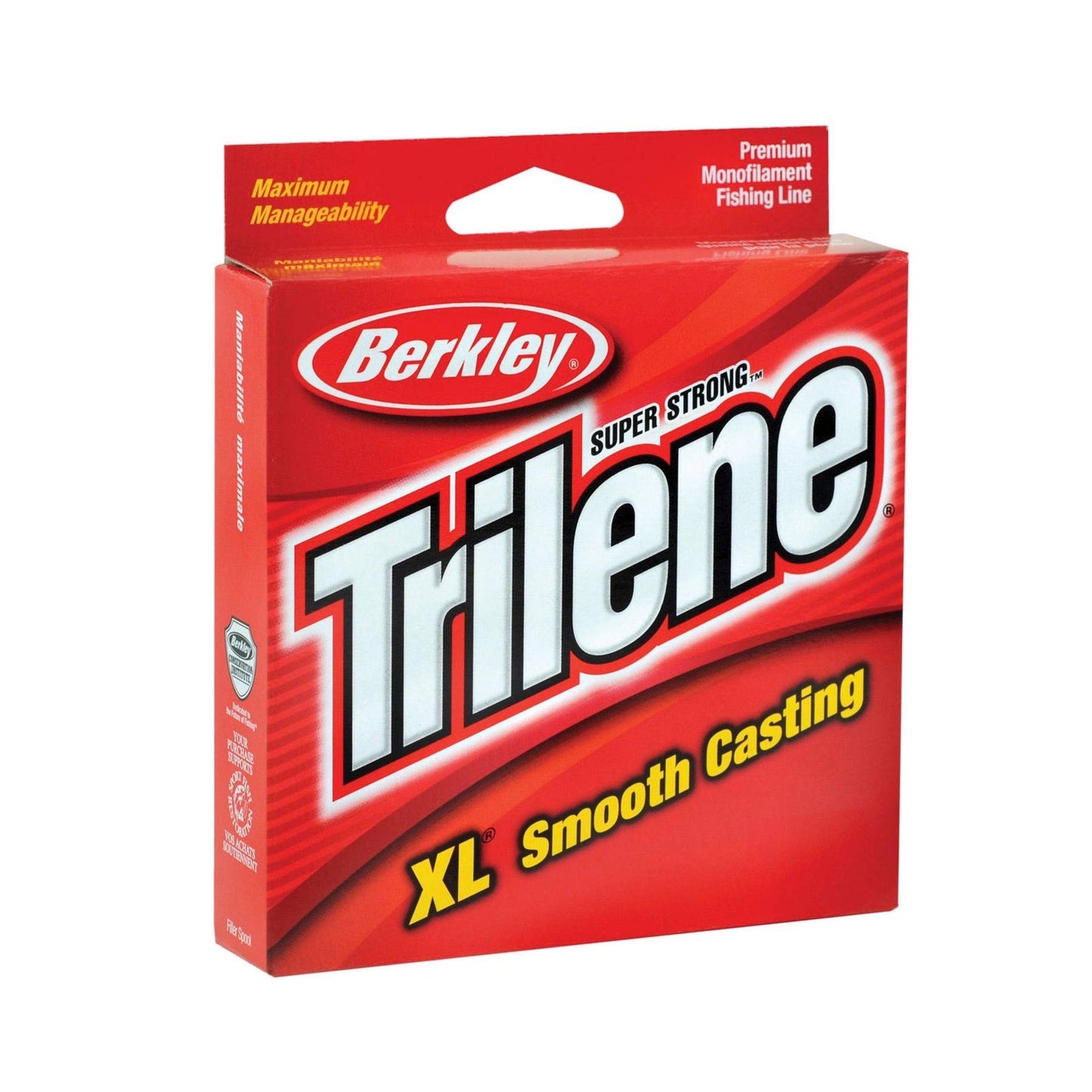 Berkley Trilene® XL®, Clear, 10lb | 4.5kg, 110yd | 100m Monofilament Fishing Line, Suitable for Freshwater Environments