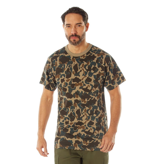 Rothco X Bear Archery Fred Bear Camo T-Shirt – Standard Fit Camouflage Shirt - Large